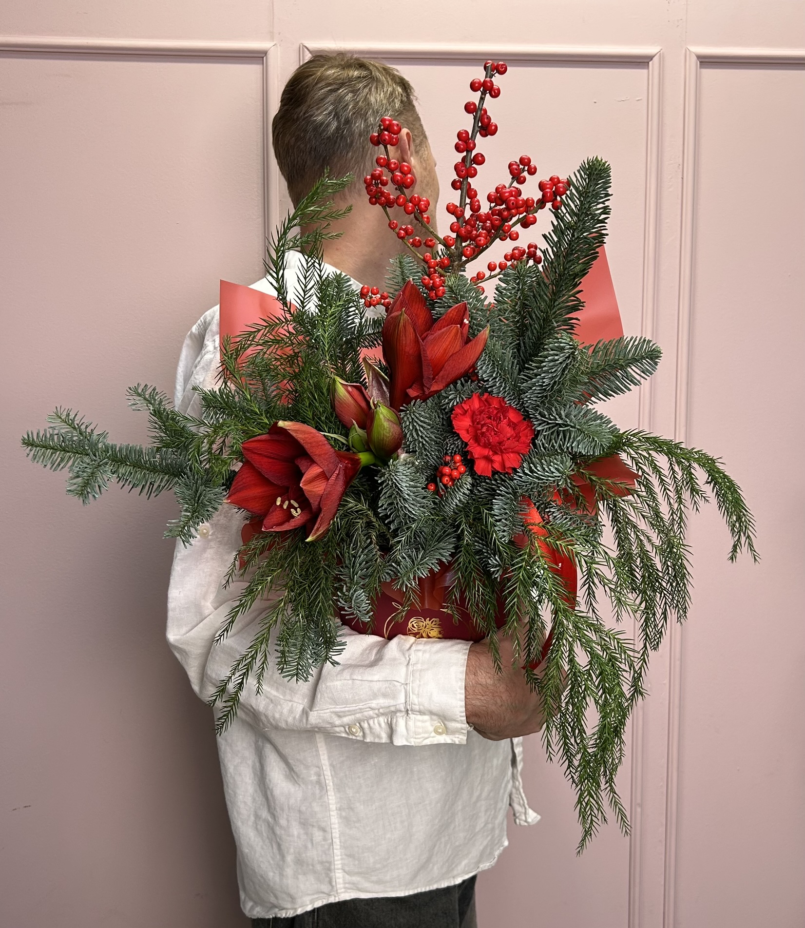 картинка Композиция с нобилисом и амариллисом  от Мадам Москвичка