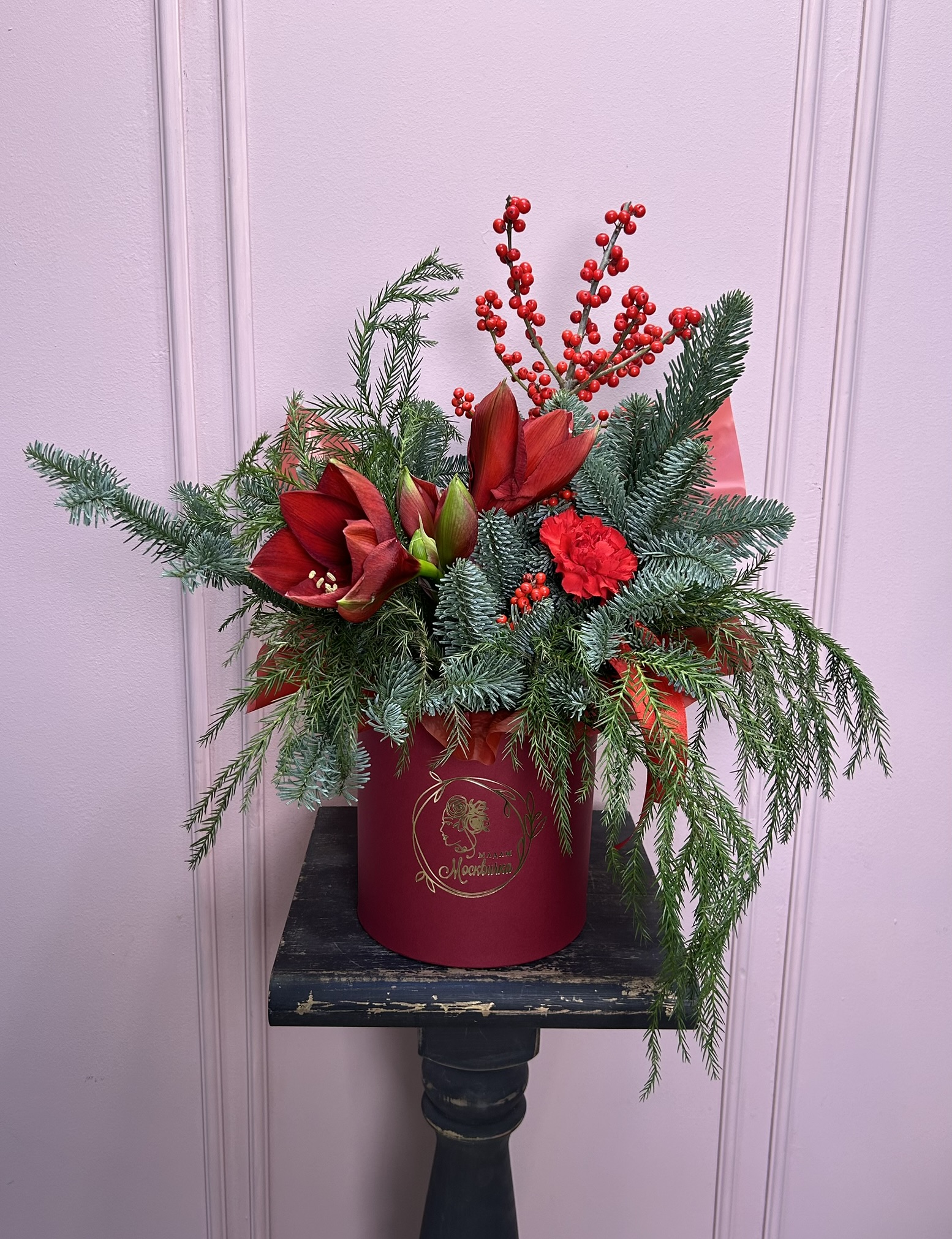 картинка Композиция с нобилисом и амариллисом  от Мадам Москвичка