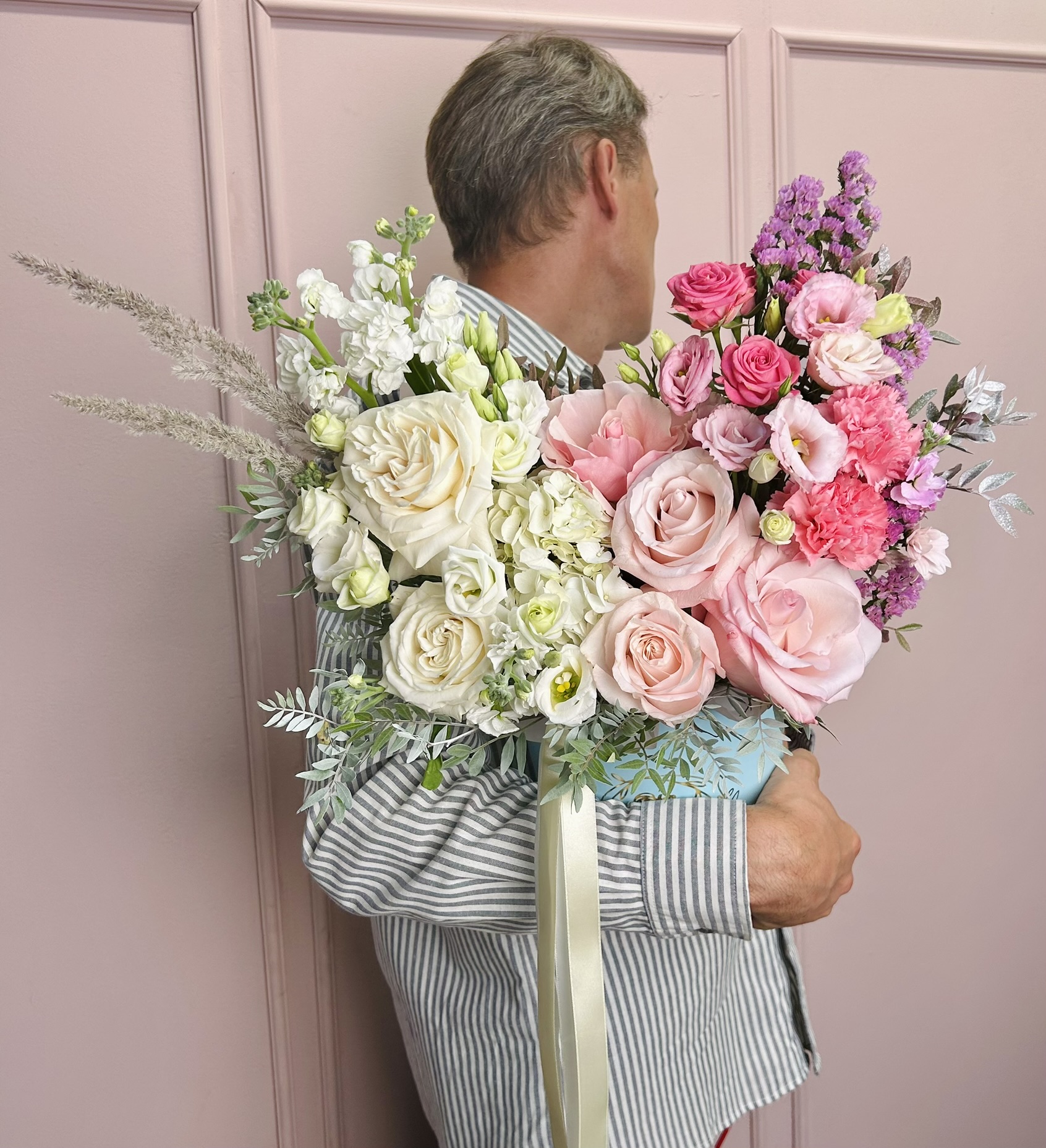 картинка Цветы в коробке « Рассвет в саду» от Мадам Москвичка