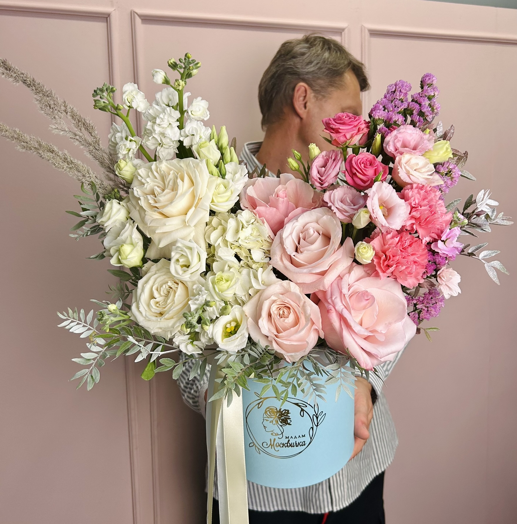 картинка Цветы в коробке « Рассвет в саду» от Мадам Москвичка